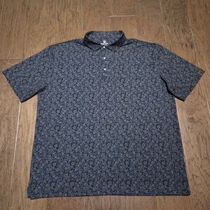 Iron Oak The Troubadour Paisley Polo Shirt Pearl Snap Shirt Men’s 2XL XXL